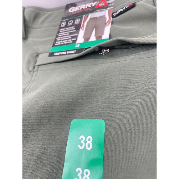 GERRY  MEN'S SECURE ZIP POCKETS VENTURE  SHORT SIZE 38 - Picture 14 of 16